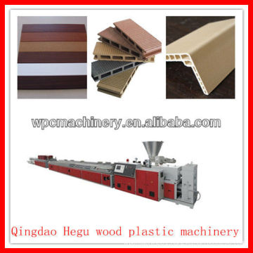 pvc wpc wood plastic floor machine